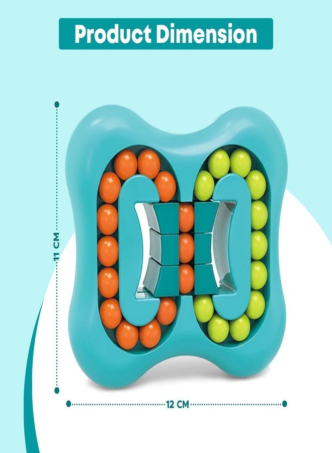 YESVIYA Rotating Magic Bean Toy - Puzzle Fidget Cube for Kids | Decompression Rotating Small Beads Toy | Brain Teaser & Educational Toy for 8+ Years | Random Color - Image 5